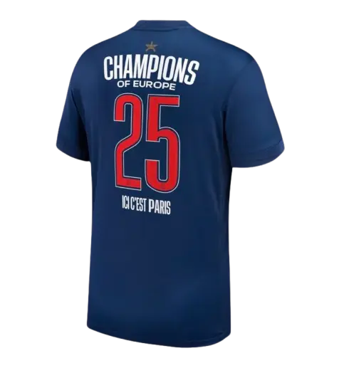 Maillot 24/25 PSG Champions (FLOQUÉ) - Zone du Maillot
