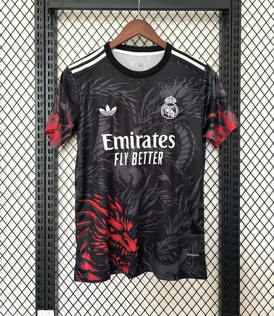 Maillot 24/25 Real Madrid Noir Spécial Dragon - Zone du Maillot