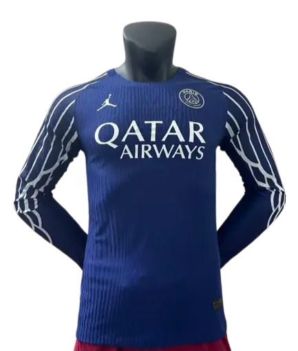Maillot Player 25/26 PSG Bleu Manches Longues - Zone du Maillot